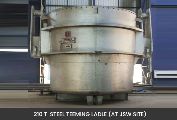 210T Steel Teeming Ladle-JSW Site)