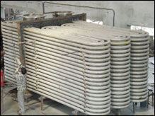 Feed Gas Pre-Heater for DRI 	
			  in Stainless Steel