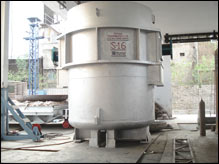 100T Capacity Steel Teeming  Ladle